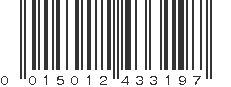 UPC 015012433197