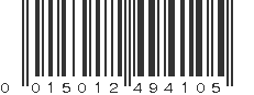 UPC 015012494105