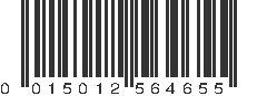 UPC 015012564655