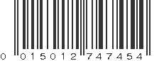 UPC 015012747454