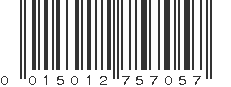 UPC 015012757057