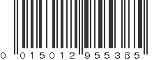 UPC 015012955385