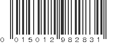 UPC 015012982831