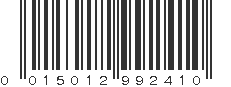 UPC 015012992410