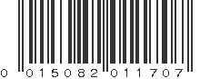 UPC 015082011707