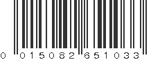 UPC 015082651033