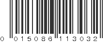 UPC 015086113032