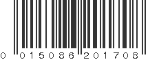 UPC 015086201708