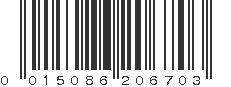 UPC 015086206703