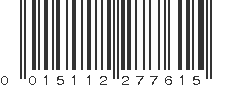 UPC 015112277615