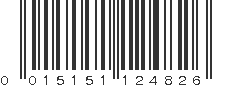 UPC 015151124826