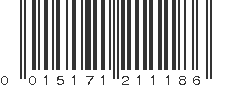 UPC 015171211186