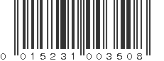 UPC 015231003508