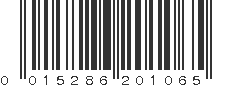 UPC 015286201065