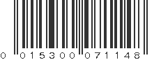 UPC 015300071148