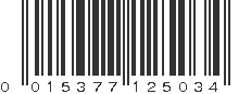 UPC 015377125034