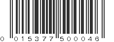 UPC 015377500046