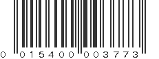 UPC 015400003773