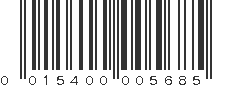 UPC 015400005685