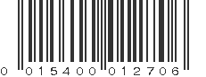 UPC 015400012706