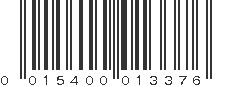 UPC 015400013376