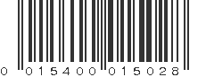 UPC 015400015028