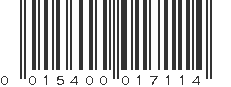 UPC 015400017114