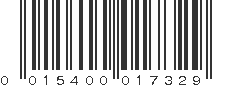 UPC 015400017329