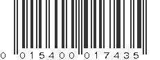 UPC 015400017435