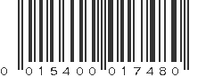 UPC 015400017480