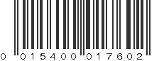 UPC 015400017602