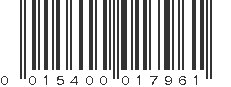 UPC 015400017961