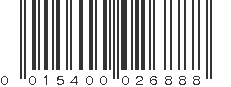 UPC 015400026888