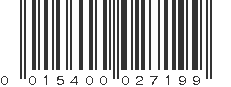 UPC 015400027199