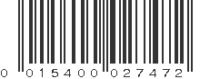 UPC 015400027472