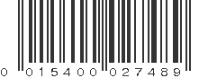 UPC 015400027489