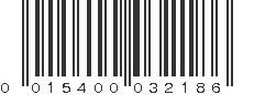 UPC 015400032186