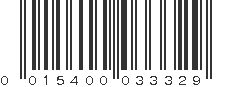 UPC 015400033329