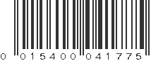 UPC 015400041775