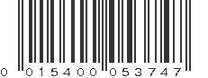 UPC 015400053747