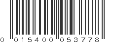 UPC 015400053778