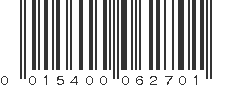 UPC 015400062701