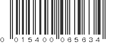 UPC 015400065634