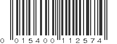 UPC 015400112574