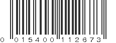 UPC 015400112673