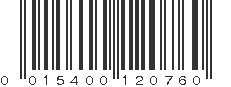 UPC 015400120760