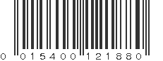 UPC 015400121880