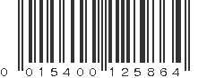 UPC 015400125864