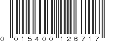 UPC 015400126717