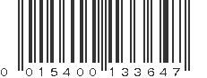 UPC 015400133647